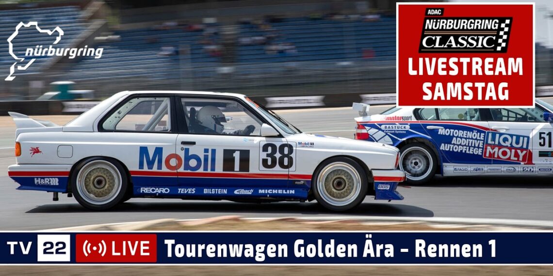 🇩🇪 LIVE Tourenwagen Golden Ära Rennen 1 – Samstag Nürburgring Classic 2026