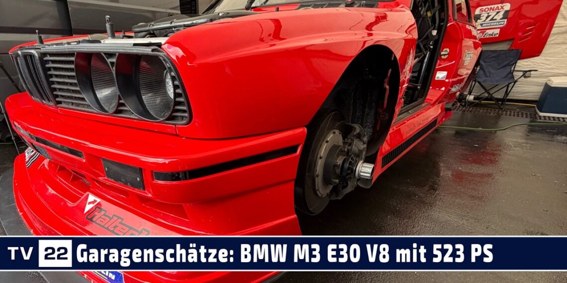 Garagenschätze: BMW M3 E30 Rennwagen mit Carbon & V8-Sound von Christoph Gürtler