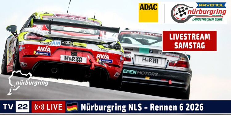 🇩🇪 LIVE: Nürburgring NLS – Rennen 6: 1. ADAC Eifel Trophy (4h)