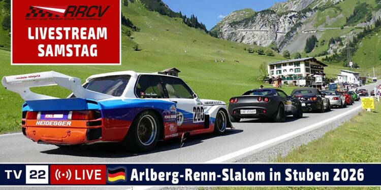 🇩🇪 LIVE Internationaler Arlberg-Renn- Slalom – Dinovino Automobil Cup – Samstag 19. Juni 2026