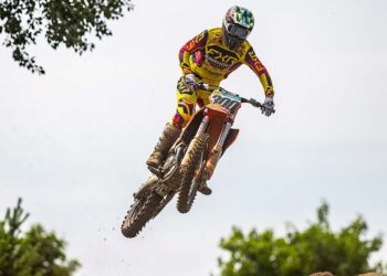 Noah Ludwig holte nach einem packenden Duell den Tagessieg der DMX Open in Dolle