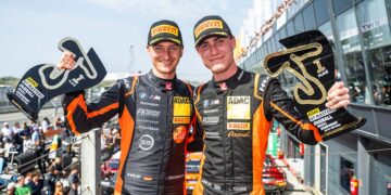 Tim Zimmermann und Leyton Fourie bei ihrem ersten Saisonsieg in Zandvoort