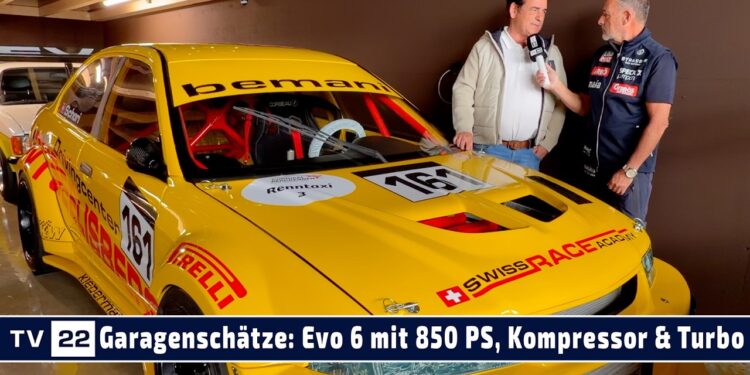 Garagenschätze: Der Schweizer Bergmeister Hans Schori und seine spektakulären Mitsubishi Evo