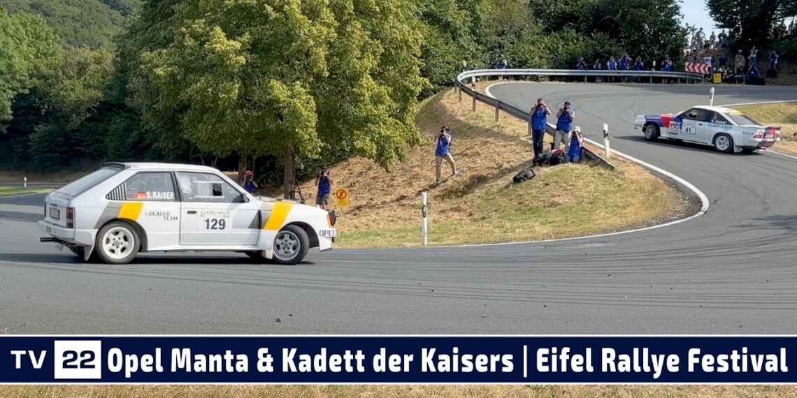 MOTOR TV22: Opel Manta 400 & Kadett 400 | Die Rallye-Legenden Steven & Sasch Kaiser in der Eifel