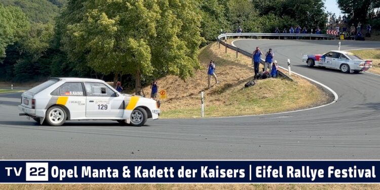 MOTOR TV22: Opel Manta 400 & Kadett 400 | Die Rallye-Legenden Steven & Sasch Kaiser in der Eifel