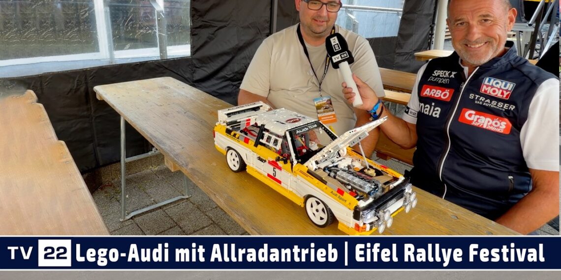 MOTOR TV22: Dieser Fan baut den Audi Sport quattro aus Lego | Eifel Rallye Festival 2026