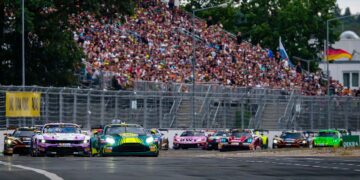 Aston-Martin-Fahrer Nicki Thiim gewann den vierten Saisonlauf der DTM