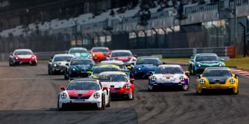 Start des Porsche Sports Cup Deutschland mit seinen Rennserien Porsche Sprint Challenge Deutschland GT3 und Porsche Sprint Challenge Deutschland GT4 (Foto: Porsche Sports Cup Deutschland)