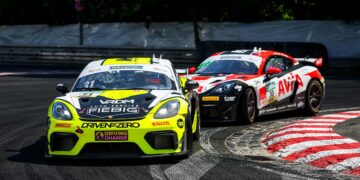 260721 gt4 2 1 Die beiden Porsche von AVIA W&S Motorsport kämpfen um die Tabellenspitze