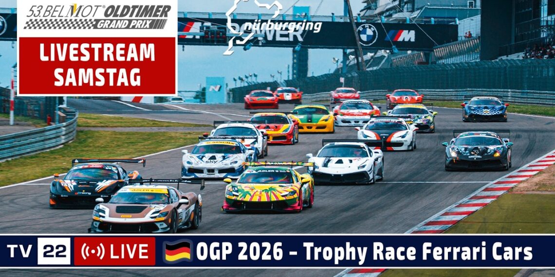 🇩🇪 LIVE: Trophy Race for Ferrari Cars Rennen 1 | Oldtimer Grand Prix Nürburgring 2026