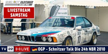 🇩🇪 LIVE: Schnitzer Talk mit Uwe Alzen, Dirk Adorf & Herbert Schnitzer junior vom Oldtimer Grand Prix