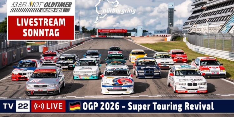 🇩🇪 LIVE: Super Touring Revival Rennen 2 | Oldtimer Grand Prix Nürburgring 2026