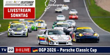 🇩🇪 LIVE: Porsche Classic Cup Rennen 2 | Oldtimer Grand Prix Nürburgring 2026