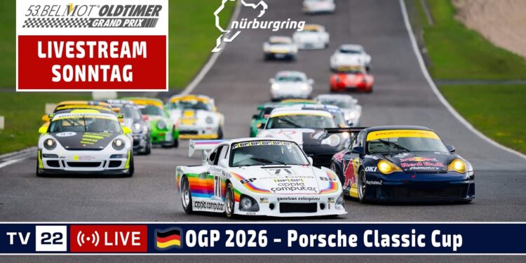 🇩🇪 LIVE: Porsche Classic Cup Rennen 2 | Oldtimer Grand Prix Nürburgring 2026