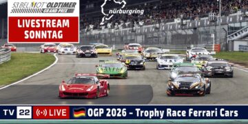 🇩🇪 LIVE: Trophy Race for Ferrari Cars Rennen 2 | Oldtimer Grand Prix Nürburgring 2026