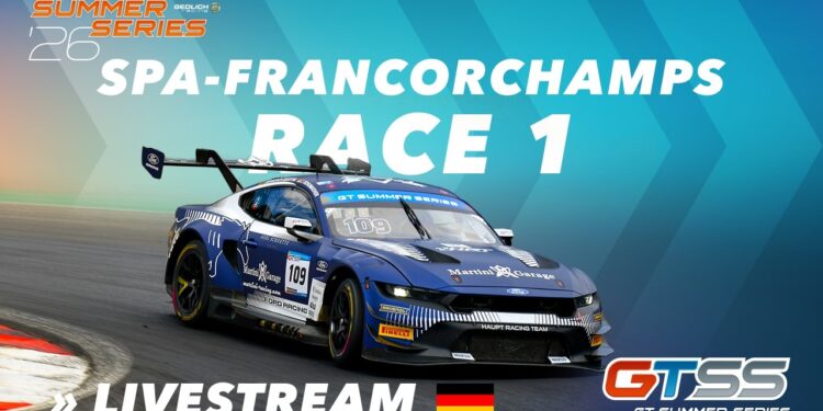 🇩🇪 LIVE: GT Summer Series 2026 | Spa | Rennen 1 GT3, GT4, Porsche, Ferrari, Lamborghini