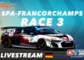 🇩🇪 LIVE: GT Summer Series 2026 | Spa | Rennen 3 GT3, GT4, Porsche, Ferrari, Lamborghini