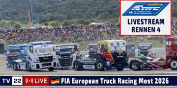 🇩🇪 LIVE Truck Grand Prix Most: R4 Goodyear FIA European Truck Racing Ch’ship – 30.08.2026