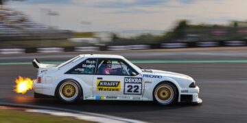 Bringt V8-Sound in die Eifel: Der original DTM Mustang von Gerd Ruch