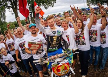 Bereits ein Rennen vor dem Saisonende konnten Nicolai Skovbjerg und das SixtySeven Racing-Team den Titel im ADAC MX Youngster Cup feiern
