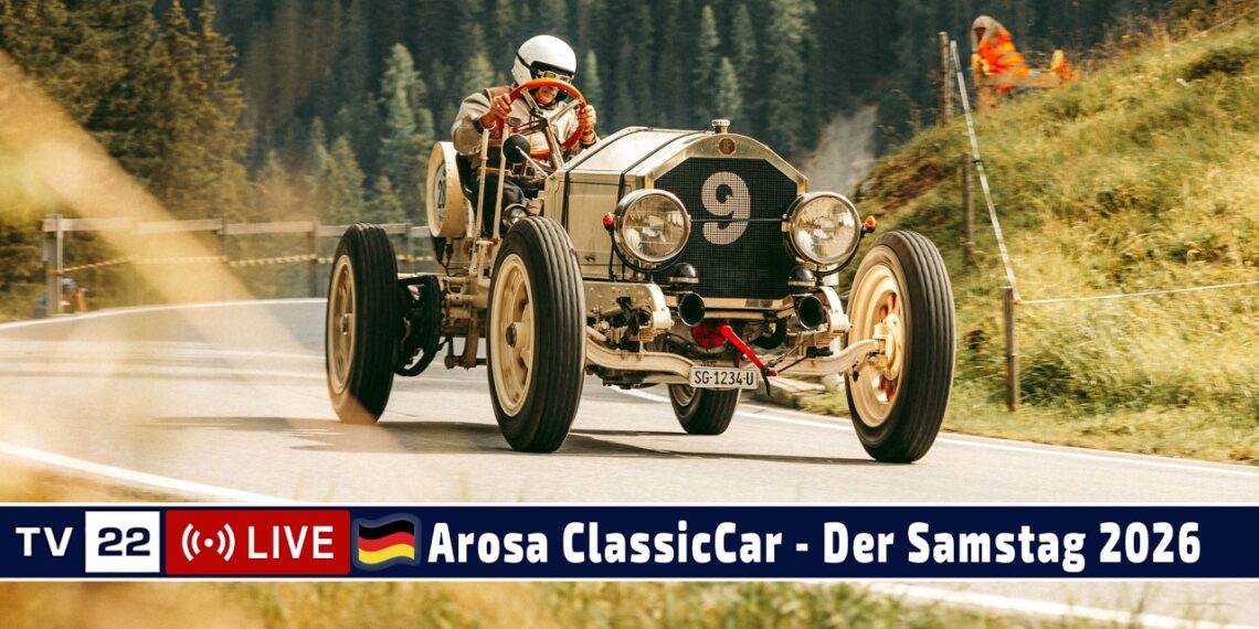 🇩🇪 LIVE: Arosa ClassicCar | Samstag | Die ersten Rennläufe 2026!