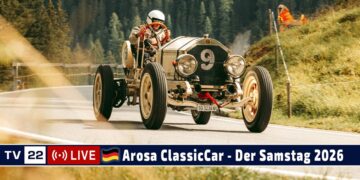 🇩🇪 LIVE: Arosa ClassicCar | Samstag | Die ersten Rennläufe 2026!