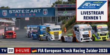 🇩🇪 LIVE Truck Grand Prix Zolder: R1 Goodyear FIA European Truck Racing Ch’ship – 29.08.2026