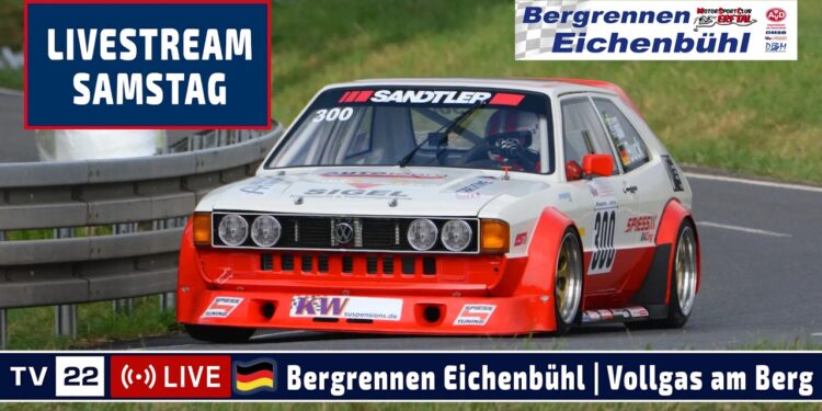 🇩🇪 LIVE: 57. Bergrennen Eichenbühl 2026 | Deutsche Bergmeisterschaft | Der Samstag 11.09.2026