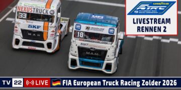 🇩🇪 LIVE Truck Grand Prix Zolder: R2 Goodyear FIA European Truck Racing Ch’ship – 29.08.2026