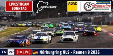 🇩🇪 LIVE: Nürburgring NLS – Rennen 9: 4h 66. ADAC ACAS Cup