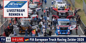 🇩🇪 LIVE Truck Grand Prix Zolder: R4 Goodyear FIA European Truck Racing Ch’ship – 30.08.2026