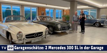 Garagenschätze: Mercedes 300 SL Flügeltürer & Roadster – Franz Tandls Traumgarage