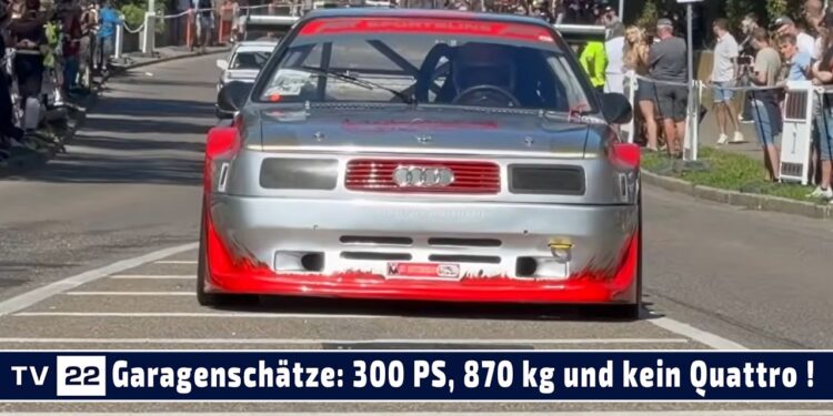 Garagenschätze: Audi Coupé Gruppe H – 300 PS STW-Technik bei nur 870 kg