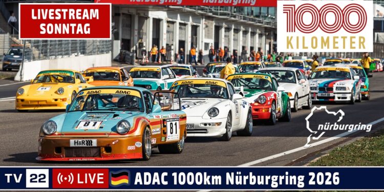 🇩🇪 LIVE: ADAC 1000km Nürburgring 2026 | Sonntag – Tourenwagen Golden Ära und das große DHLM-Finale