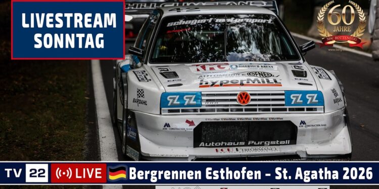 🇩🇪 LIVE: Bergrennen St. Agatha 2026 | Das Rennen – Hill Climb Action aus Österreich!