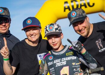 Martins Cirulis ist der neuen ADAC MX Junior Cup 85-Champion