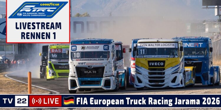🇩🇪 LIVE Truck Grand Prix Jarama: R1 Goodyear FIA European Truck Racing Ch’ship – 03.10.2026