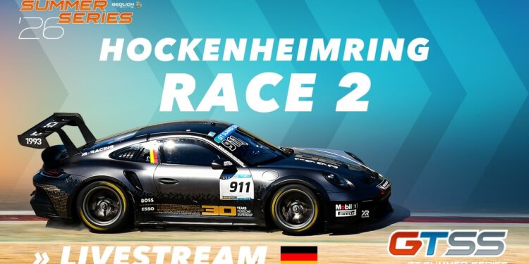 🇩🇪 LIVE: GT Summer Series 2026 | Hockenheim | Rennen 2 GT3, GT4, Porsche, Ferrari, Lamborghini