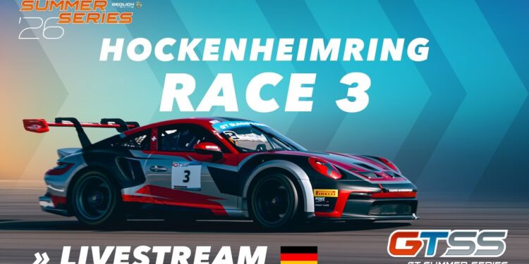 🇩🇪 LIVE: GT Summer Series 2026 | Hockenheim | Rennen 3 GT3, GT4, Porsche, Ferrari, Lamborghini