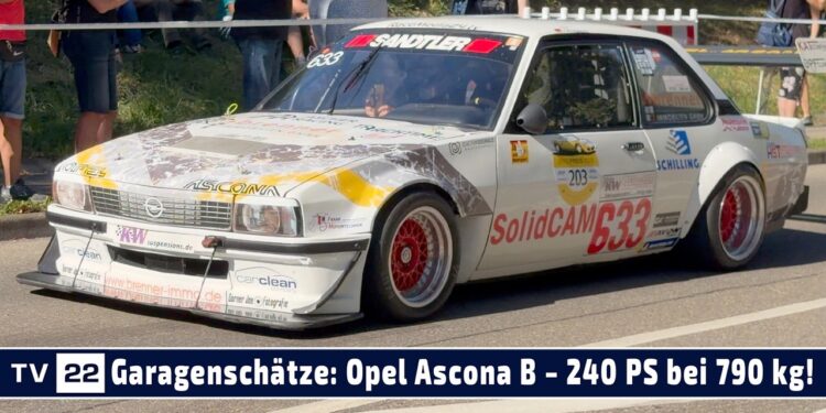 Garagenschätze: Opel Ascona B – 240 PS bei nur 790 kg für den KW Berg-Cup!