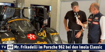 MOTOR TV22: Klaus Abbelen im Porsche 962 bei den Imola Classic 2026