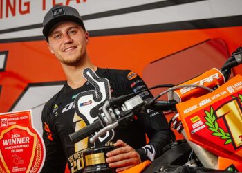 Roan van de Moosdijk hat seinen ADAC MX Masters Titel erfolgreich verteidigt